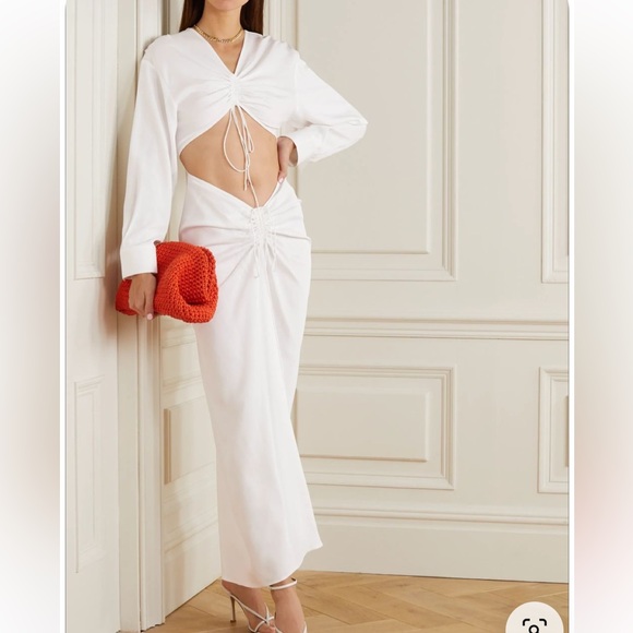 Christopher Esber Ruched Disconnect Dress - Size 8 AUS (US size small) - Picture 1 of 4